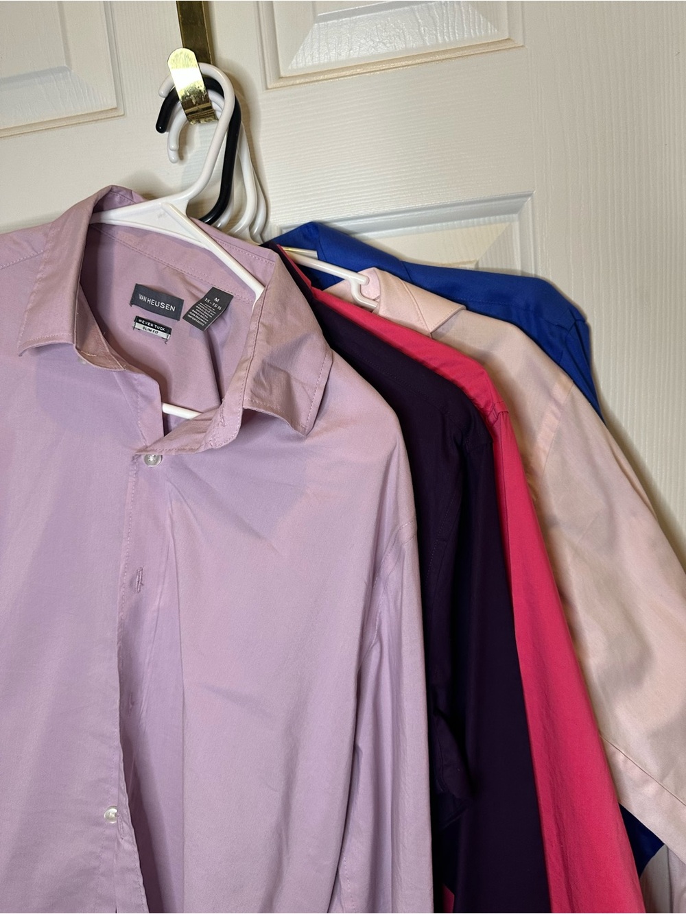 LOT 5 men's long sleeve dress shirts